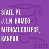 State. Pt. J.L.N. Homeo. Medical College, Kanpur Logo