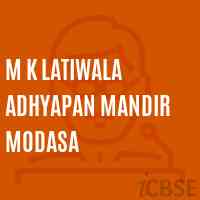 M K Latiwala Adhyapan Mandir Modasa College Logo