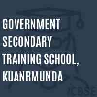 Government Secondary Training School, Kuanrmunda Logo