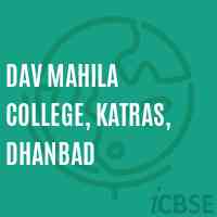 Dav Mahila College, Katras, Dhanbad Logo