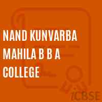 Nand Kunvarba Mahila B B A College Logo