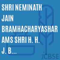 Shri Neminath Jain Bramhacharyasharams Shri H. H. J. B. Polytechnicchandwad College Logo