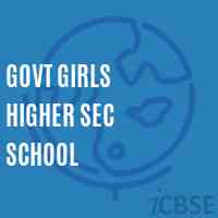 Govt Girls Higher Sec School Logo