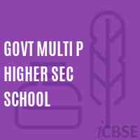 Govt Multi P Higher Sec School Logo