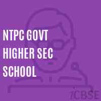 Ntpc Govt Higher Sec School Logo