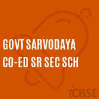 Govt Sarvodaya Co-Ed Sr Sec Sch School Logo