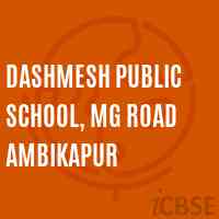 Dashmesh public school, MG Road Ambikapur Logo