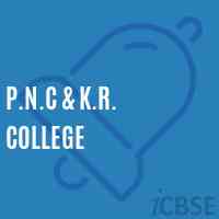 P.N.C & K.R. College Logo