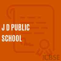 J D Public School Logo