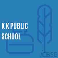 K K Public School Logo