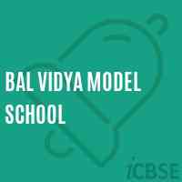Bal Vidya Model School Logo