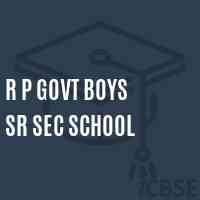 R P Govt Boys Sr Sec School Logo
