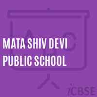 Mata Shiv Devi Public School Logo