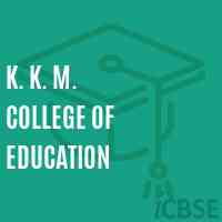K. K. M. College of Education Logo