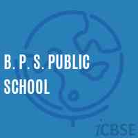 B. P. S. Public School Logo