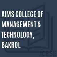 AIMS College of Management & Technology, Bakrol Logo