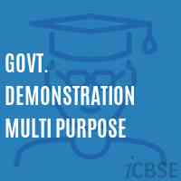 Govt. Demonstration Multi Purpose School Logo