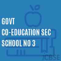 Govt Co-Education Sec School No 3 Logo