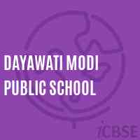 Dayawati Modi Public School Logo