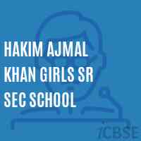 Hakim Ajmal Khan Girls Sr Sec School Logo