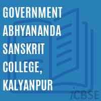 Government Abhyananda Sanskrit College, Kalyanpur Logo