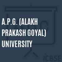 A.P.G. (Alakh Prakash Goyal) University Logo