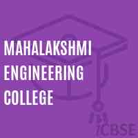 Mahalakshmi Engineering College Logo