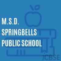 M.S.D. Springbells Public School Logo