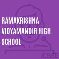 Ramakrishna vidyamandir high school Logo