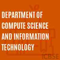 Department of Compute Science and Information Technology College Logo