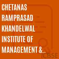 Chetanas Ramprasad Khandelwal Institute of Management & Research Logo
