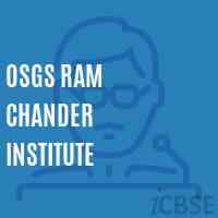 OSGS Ram Chander Institute Logo