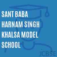 Sant Baba Harnam Singh Khalsa Model School Logo