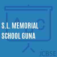 S.L. Memorial School Guna Logo