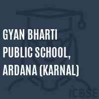 Gyan Bharti Public School, Ardana (Karnal) Logo