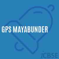 Gps Mayabunder Primary School Logo