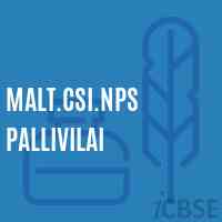 Malt.Csi.Nps Pallivilai Primary School Logo