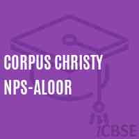 Corpus Christy Nps-Aloor Secondary School Logo