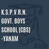 K.S.P.V.R.N. Govt. Boys School (Cbs) -Yanam Logo