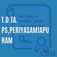 T.D.Ta. Ps,Periyasamiapuram Primary School Logo
