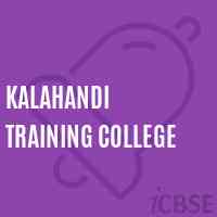 Kalahandi Training College Logo