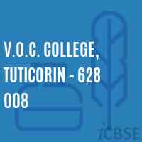 V.O.C. College, Tuticorin - 628 008 Logo