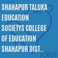 Shahapur Taluka Education Societys College of Education Shahapur Dist Thane Logo