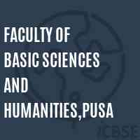 Faculty of Basic Sciences and Humanities,Pusa College Logo