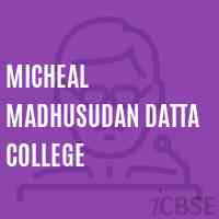 Micheal Madhusudan Datta College Logo