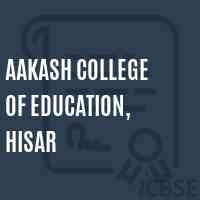 Aakash College of Education, Hisar Logo