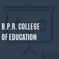 B.P.R. College of Education Logo