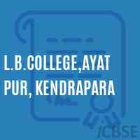 L.B.College,Ayatpur, Kendrapara Logo
