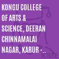 Kongu College of Arts & Science, Deeran Chinnamalai Nagar, Karur - 639 006 Logo