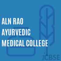 ALN Rao Ayurvedic Medical College Logo